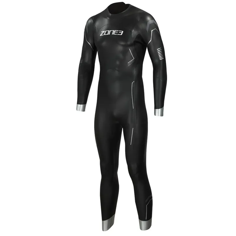 Zone 3 Mens Agile Wetsuit in Black / Silver